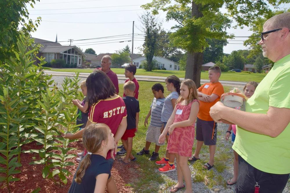 Kids learning about plants